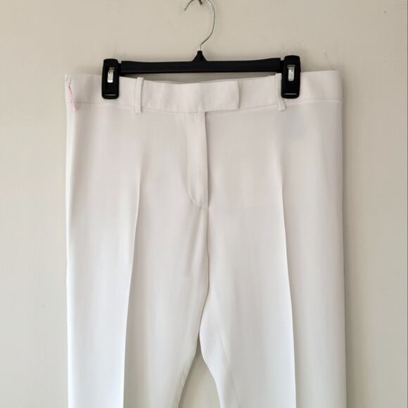 TOM FORD Women's straight-leg Tailored Trousers Ivory Viscose size 44 size 8 - Picture 2 of 13